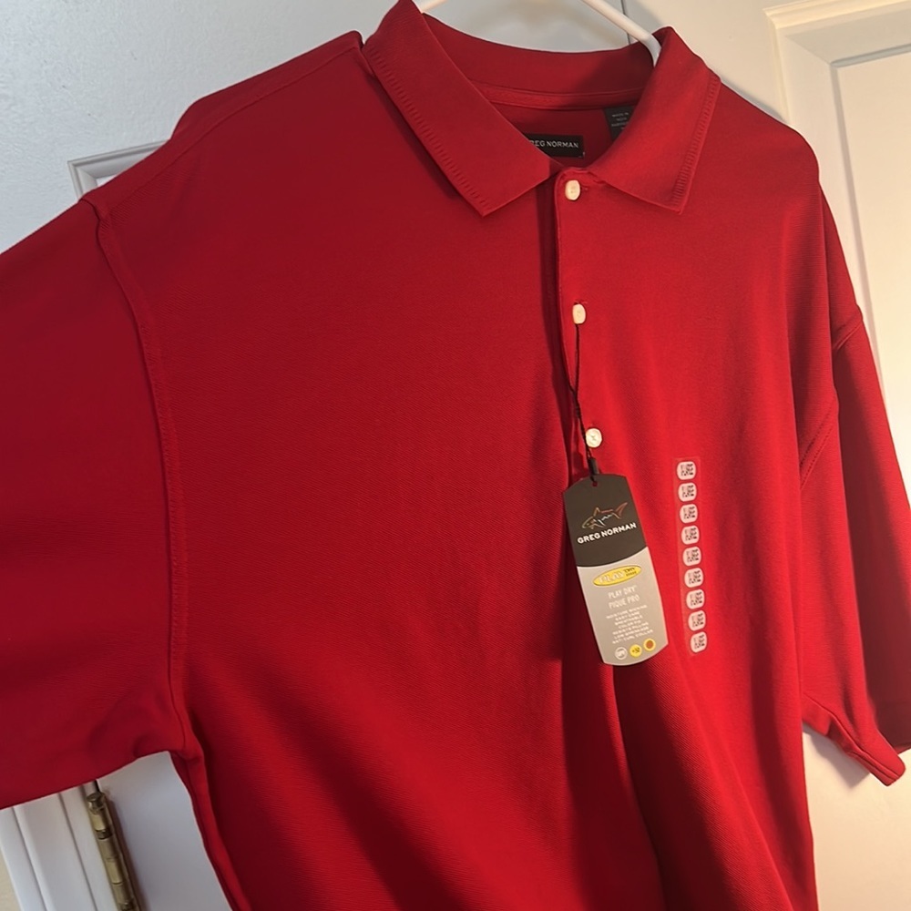 GREG Norman NWT Golf Dry Polo